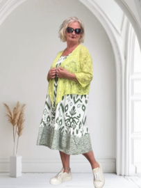 ITALIA  oversized viscose vest stretch/in meerdere kleuren