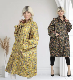 AKH oversized viscose/katoen zomerjas/blazer met ritssluiting / apart /stretch/in meerdere kleuren