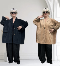 Sissi  MODA oversized katoen fijn corduroy blazer apart/in meerdere kleuren