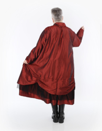 AKH oversized taft tussenjas met tule stof apart /gevoerd 