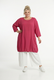 AKH viscose/linnen  A-lijn jurk/tuniek met zakken apart