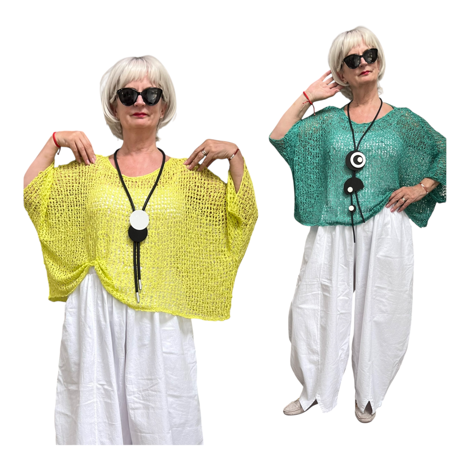 MB katoen/acryl oversized zacht  gebreide top stretch /in meerdere kleuren