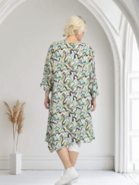 AKH oversized viscose A-lijn tuniek apart  