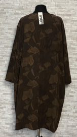 LaBass oversized fijn corduroy katoen ballon jurk