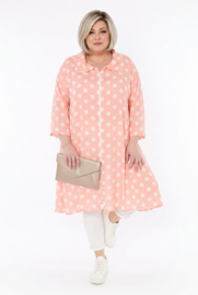 AKH oversized viscose A-lijn blazer/vest