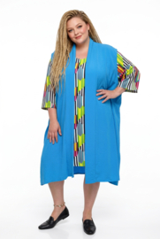 Sissi oversized viscose mouwloze vest stretch /in meerdere kleuren