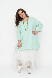 Moonshine  katoen A-lijn tuniek stretch/meerdere kleuren