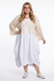 ITALIA MODA  oversized katoen BOHO korte vest  stretch/in meerdere kleuren