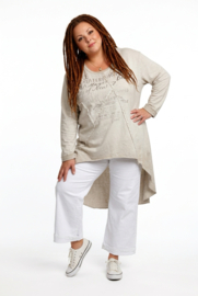 ITALIA oversized katoen tuniek/top stretch  /in meerdere kleuren
