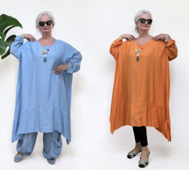 ITALIA MODA viscose tuniek met ketting, niet doorschijnend/in meerdere kleuren