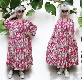 AKH viscose A-lijn jurk met zakken /apart stretch