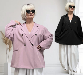 Italia MODA oversized blazer/jas apart /gevoerd/in meerdere kleuren
