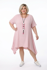 ITALIA MODA oversized mousseline katoen A-lijn tuniek