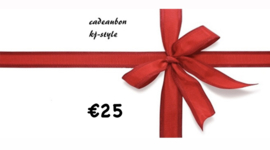 cadeaubon 25 euro