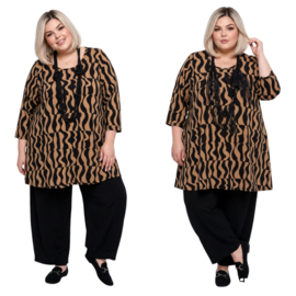 Naveed oversized viscose mix A-lijn tuniek stretch