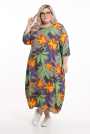 AKH oversized viscose ballon zomer jurk  apart