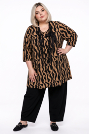 Naveed oversized viscose mix A-lijn tuniek stretch