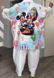 ITALIA oversized viscose blouse/hemd