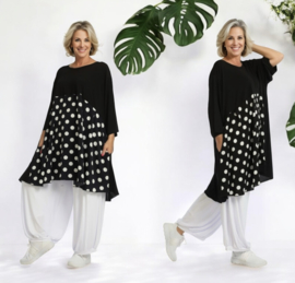 AKH oversized  A-lijn tuniek/jurk stretch