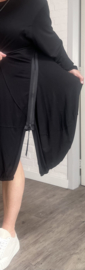 Vincenzo Allocca oversized viscose  A-lijn jurk/tuniek apart stretch
