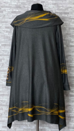 New Jersey viscose jersey A-lijn tuniek met col stretch