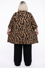 Naveed oversized viscose mix A-lijn tuniek stretch