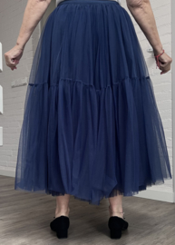 Deep Pink oversized tule rok gevoerd