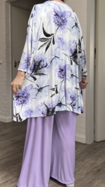 AKH oversized viscose A-lijn tuniek/top apart stretch