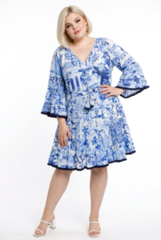 ORIENTIQUE Australian katoen A-lijn jurk