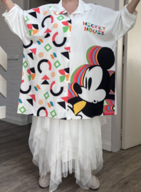 ITALIA oversized viscose blouse/hemd