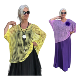 Italia Moda oversized gebreide top stretch/in meerdere kleuren
