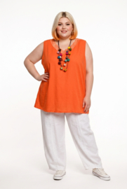 ITALIA oversized viscose top met kant /stretch /in meerdere kleuren