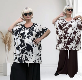 ITALIA MODA oversized katoen top/in meerdere kleuren