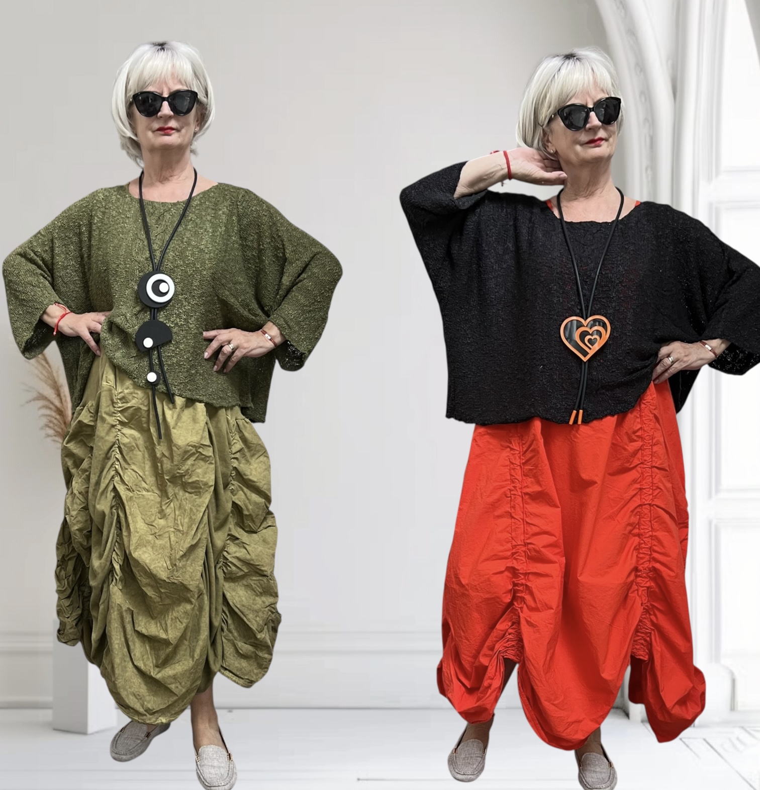 MB katoen/acryl oversized zacht  gebreide top stretch /in meerdere kleuren