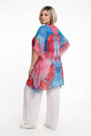 ONE OF A KIND  viscose zomerponcho/tuniek