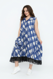 AKH viscose  A-lijn jurk/hemd/blazer stretch