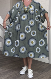 ITALIA  oversized katoen A-lijn jurk /in meerdere kleuren