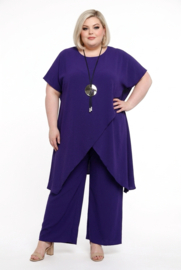 ITALIA MODA oversized viscose mix tuniek + broek stretch /in meerdere kleuren