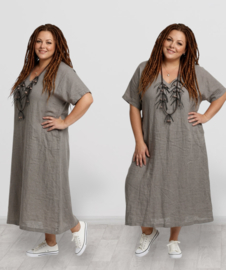 Mercy oversized linnen jurk/in meerdere kleuren