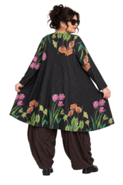 ITALIA MODA jersey viscose A-lijn jurk /stretch