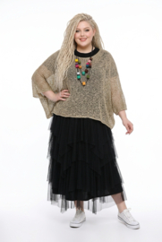 MB katoen/acryl oversized zacht  gebreide top stretch /in meerdere kleuren