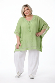 ITALIA MODA oversized katoen tuniek/poncho