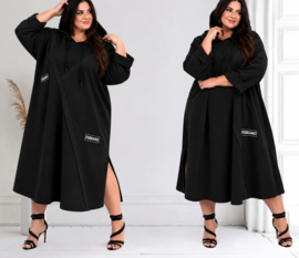 SASHA GRANDE oversized A-lijn jurk /stretch/premium kwaliteit/in meerdere kleuren