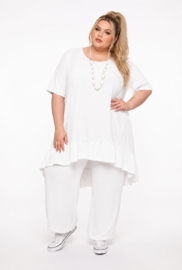 ITALIA MODA oversized viscose mix tuniek + broek stretch /in meerdere kleuren