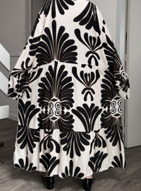 Sissi BOHO oversized A-lijn viscose jurk apart
