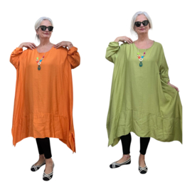 ITALIA MODA viscose tuniek met ketting, niet doorschijnend/in meerdere kleuren