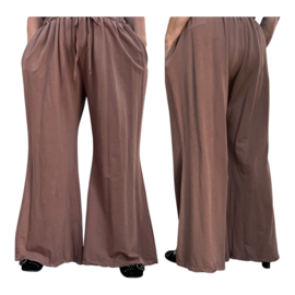 Sissy Italia katoen wijde broek apart stretch