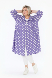 AKH oversized viscose A-lijn blazer/vest