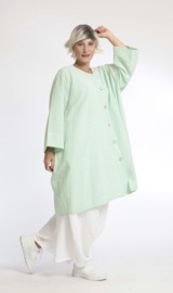 AKH oversized katoen A-lijn blazer/zomerjas tuniek apart