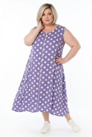 AKH oversized viscose A-lijn jurk apart